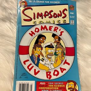 Simpsons comics Homers luv boat #66